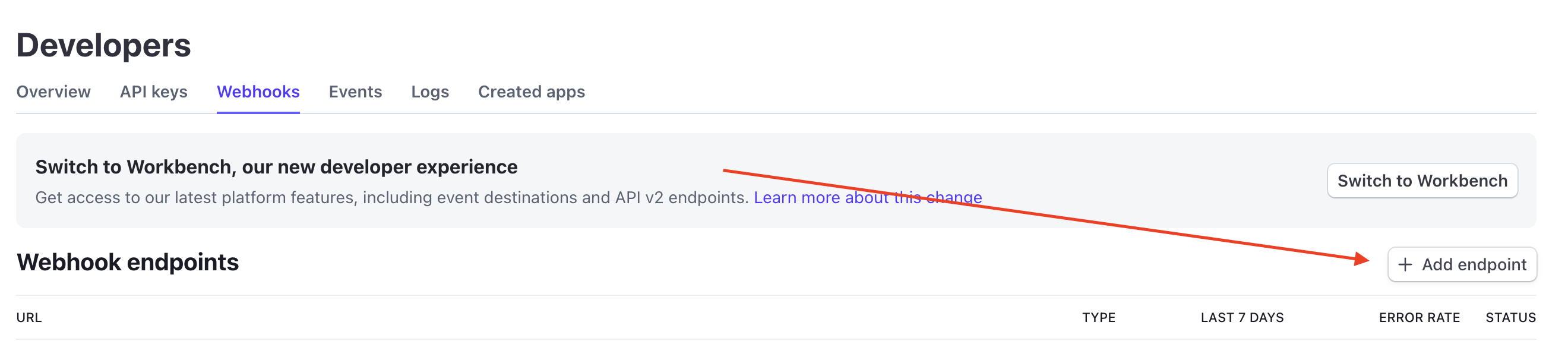 Stripe adding webhooks