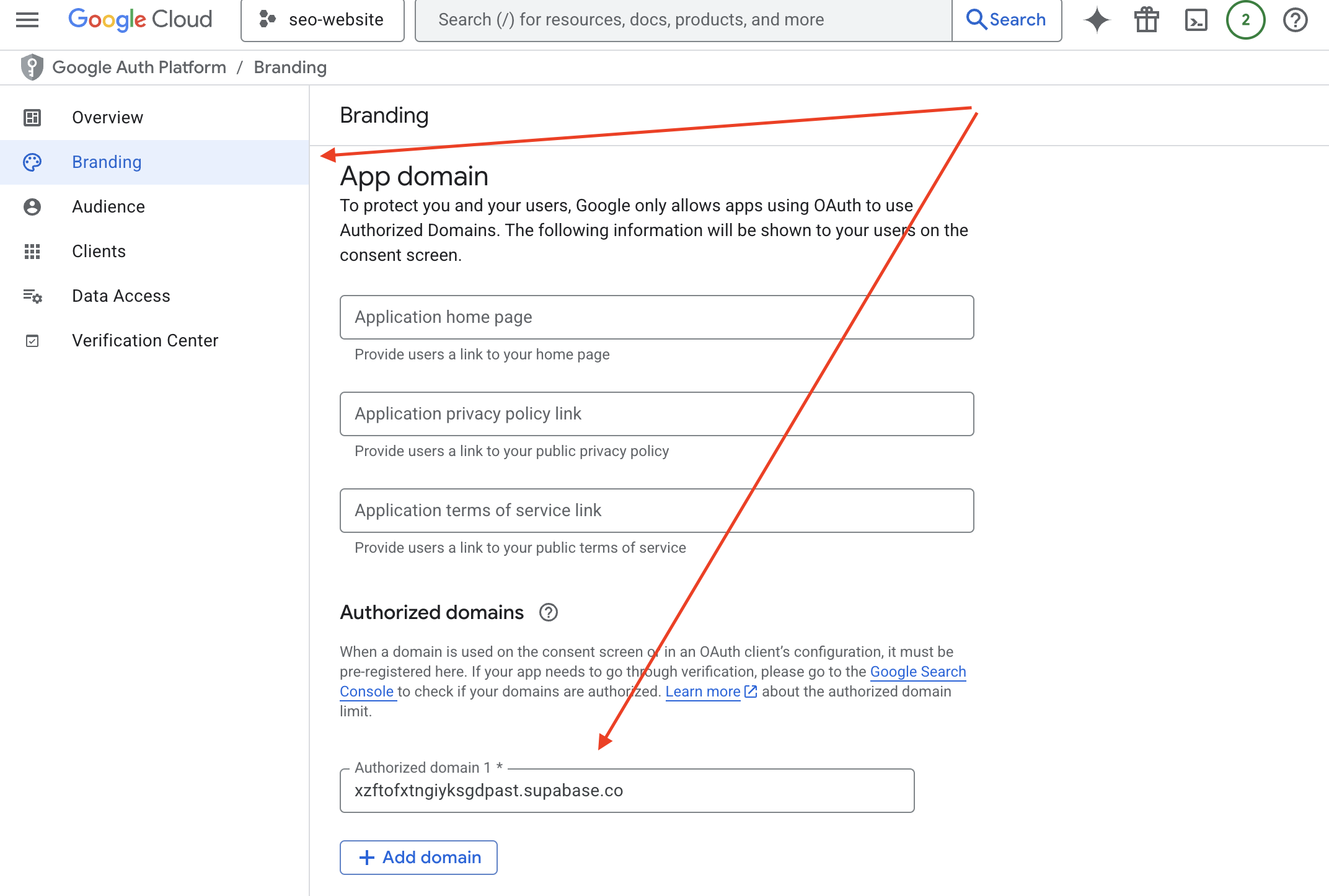 Google Authentication Integration