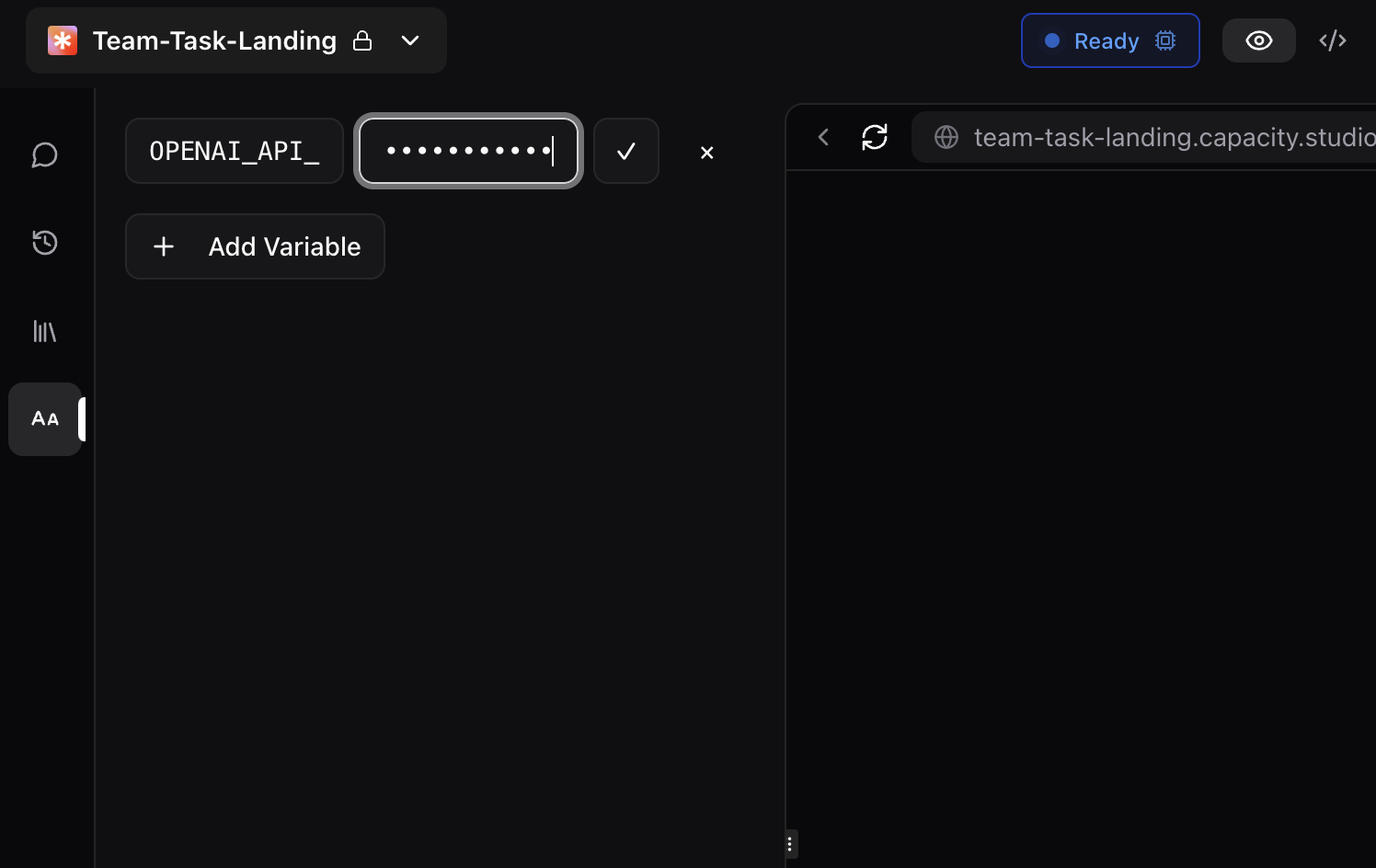 Adding an API Key