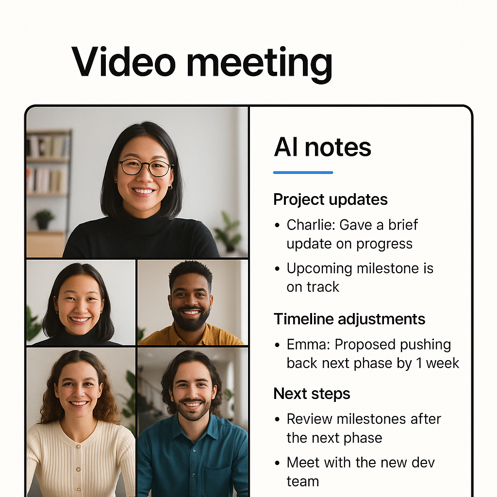 Perfect Meeting Notes with AI