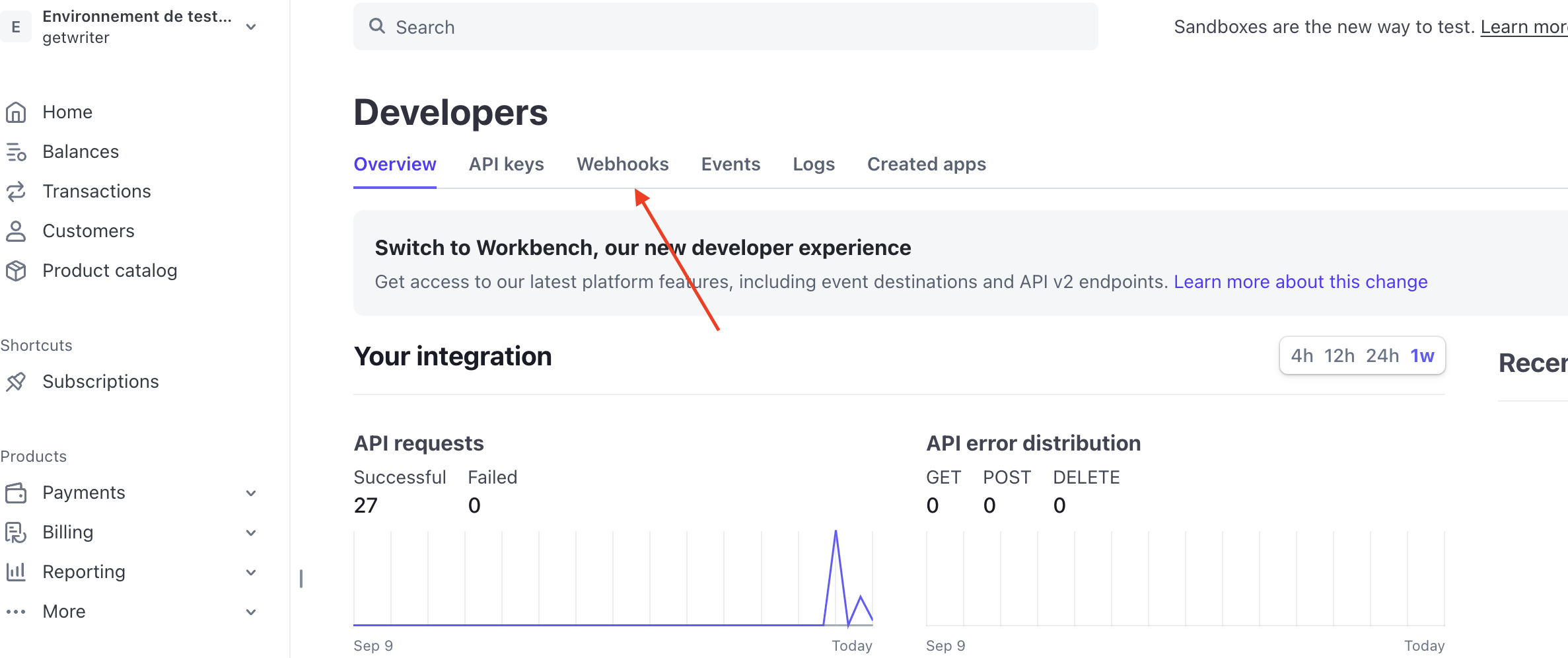 Stripe adding webhooks
