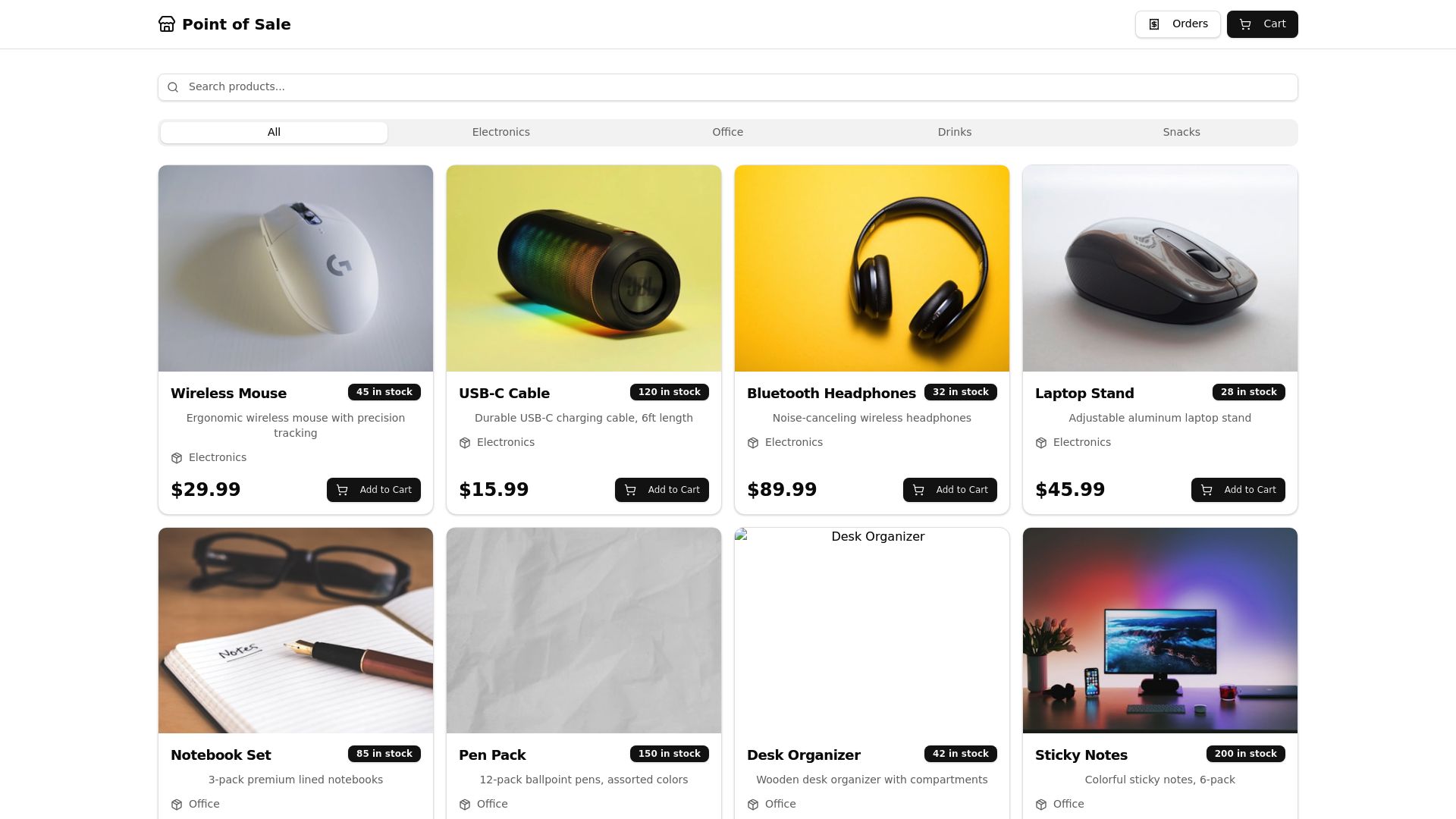 Retail Checkout System App — built with Capacity