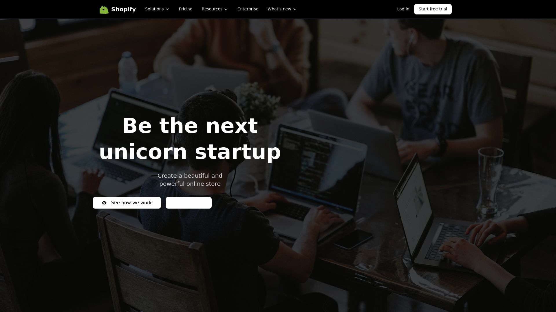 Shopify Com Clone — built with Capacity