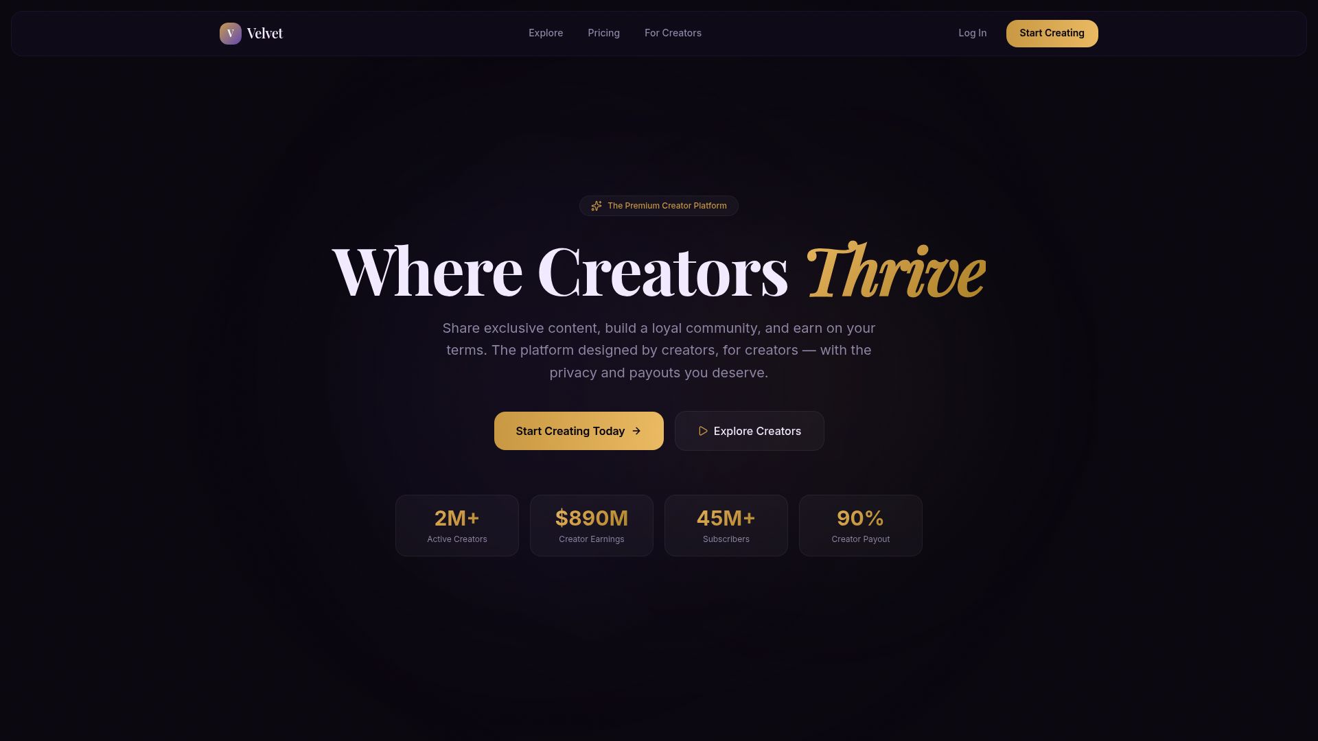 Stunning Content Platform Alternative — built with Capacity